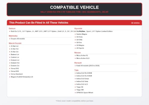 Image of With Doorstep Fitment - Goodyear KELLY 155 /80 R13 VFM 3 79T TUBELESS TYRE 4 Wheeler Tyre