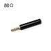 FAAEAL Conductor Earphone Impedance Plug 80 220 ohm Noise Cancelling Adapter 3.5mm Jack Professional Reduce Noise Filter Plug (80 Ohm)