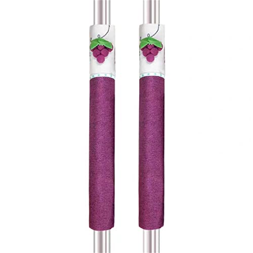 Refrigerator Door Handle Covers Washable Keep Appliance Clean for Fridge Microwave Stove Oven Catch All Stains Dust Dirty Fingerprint, Removable Refrigerator Handle Covers Set of 2 (Plaid)