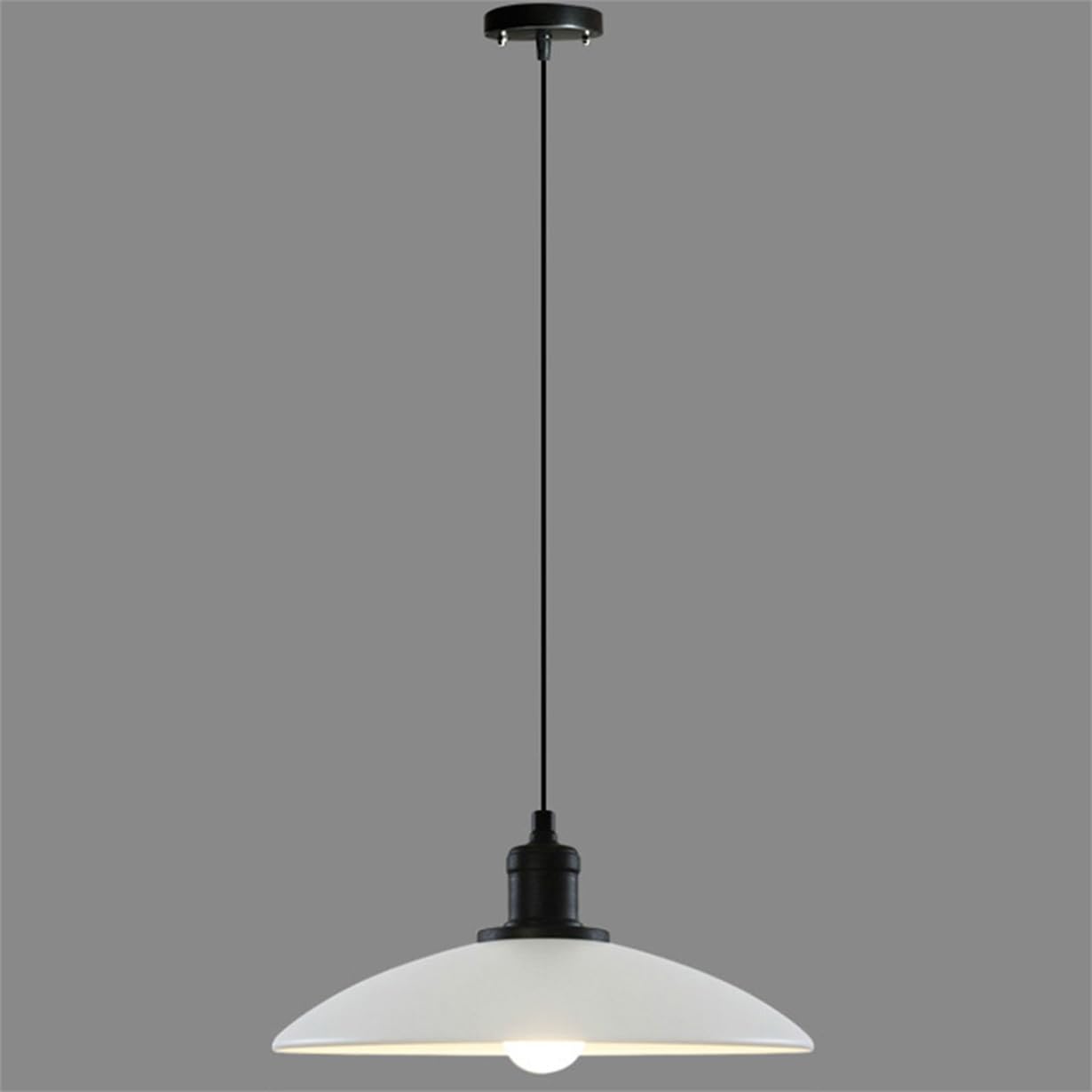 YGZPALH American Modern Metal Pendant Light Black Scandinavian Style Fixtures Danish Style Bar Counter Pendant Light Matte Finish for Dining Room Bedroom Restaurant Bathroom Home Decoration