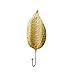 ikasus Crochets Muraux - Crochets à Vêtements Rétro en Forme de Feuilles Dorées, Muraux Nordiques pour Suspendre des Vêtements,Porte Manteau pour Salle de Bain, Cuisine, Chambre à Coucher