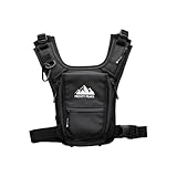 Top 10 Picks for the Best Chest Pack for Skiing Reviewed 2 FROSTY PEAKS Minimalist Chest Rig, Outdoor, Chest Pack with Easy-Access Phone Pouch, Dual-Side Pockets, (Black)