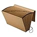 Kraft Indexed Expanding File, 21 Pockets, Kraft, Legal, Brown
