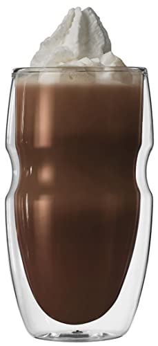 Ozeri Serafino Double Wall Insulated Beverage And Coffee Glasses, 8-Ounce, Set Of 4 #TOP4