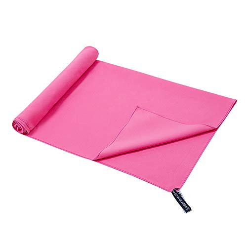 Andoer Toalha esportiva de microfibra de 3 peças de secagem rápida leve e leve portátil para acampam