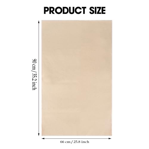 image for Stormshopping Proofing Cloth for Bread Baking 26x35 Inches Linen Cloth