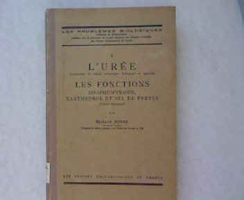 L'urée, les fonctions dinaphtopyranol, xanthydrol et sel de pyryle