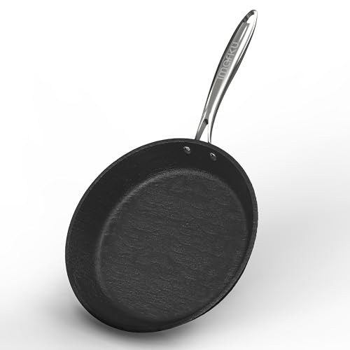 imarku Frying Pan Non Stick, 8inch Small Egg Pan, Induction Compatible Skillet, Omelette Pans with Stainless Steel Handle, Dishwasher Safe, Gifts for