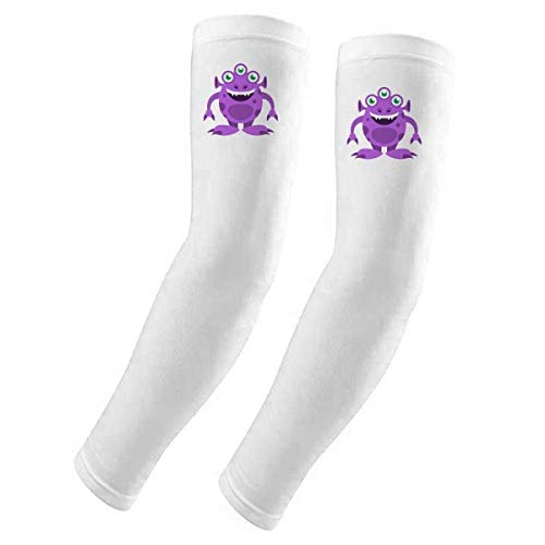 Housse protection solaire UV violette motif alien monstre univers
