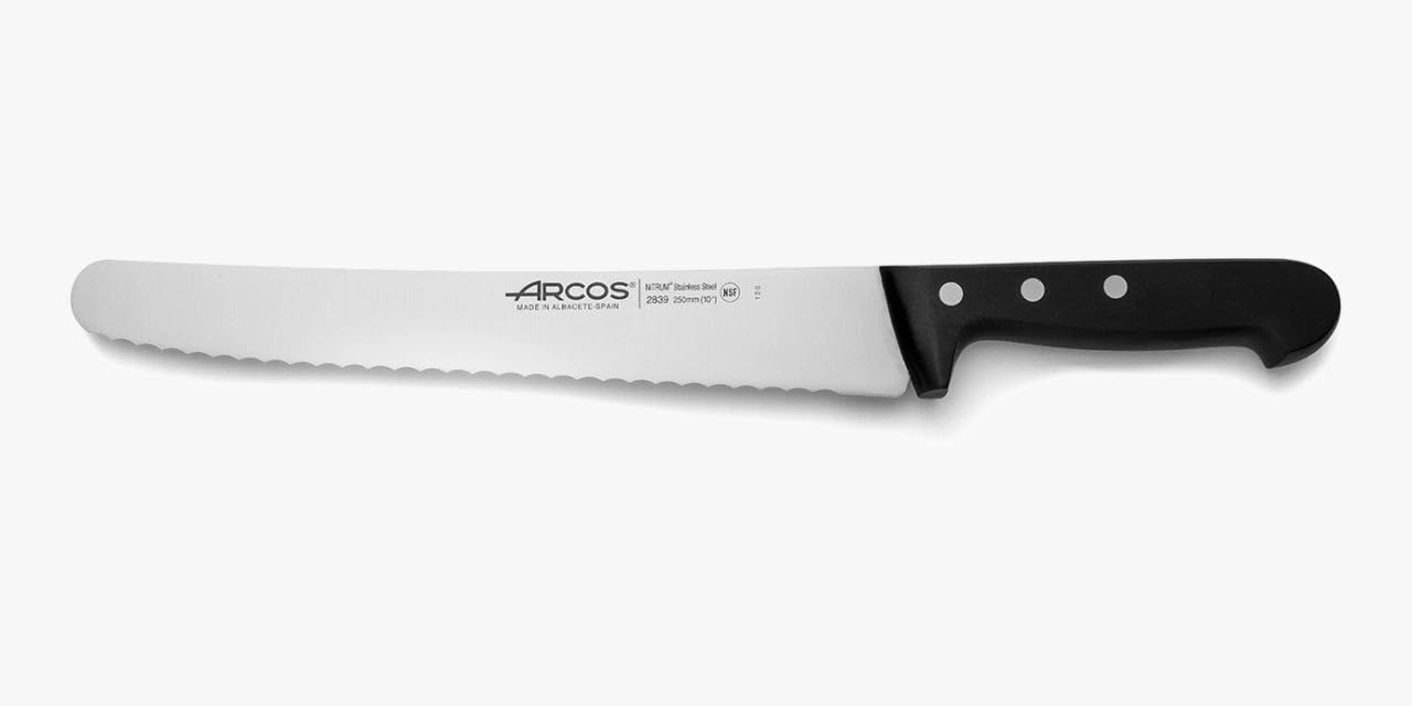 Arcos Carving Knife 7 Inch Nitrum Stainless Steel and 190 mm blade. Butcher Knife For Boning. Ergonomic Polyoxymethylene POM Handle. Series Universal. Color Black — Amazon image 20