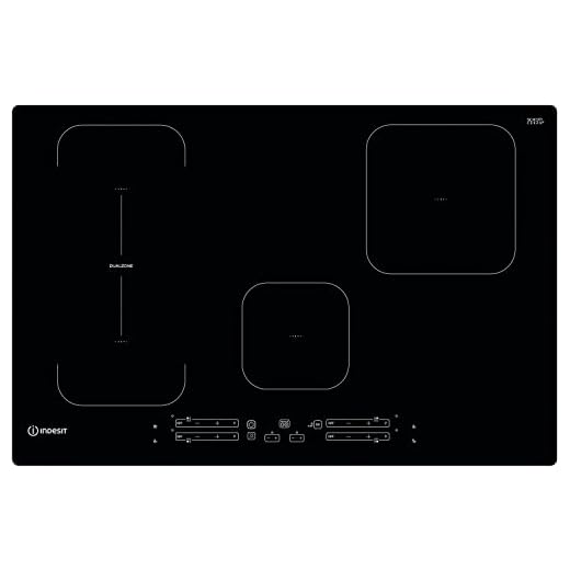 Indesit 77cm 4 Zone Induction Hob with Dualzone
