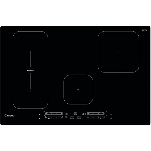 Placa de inducción con 4 fuegos de vitrocerámica, 770 x 54 x 510 mm