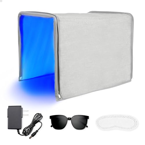 Jaundice Light Therapy Newborn, Biliblanket for Jaundice Baby, Bilirubin Blue Light Therapy Lamp Blanket, Neonatal Baby Jaundice Treat Blue Ray Light, Portable 144 Led Lights Blue Light
