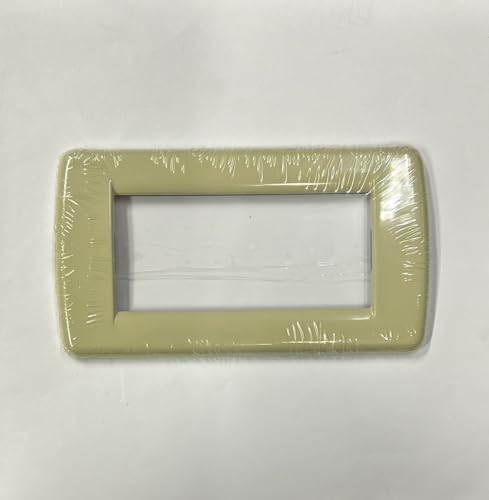 Vimar - Placca Idea Rondo' 4 Moduli Colore Sabbia 16754.09