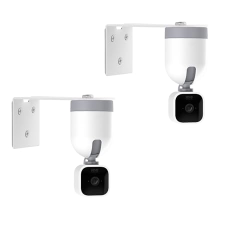 2Pcs Wall Mount Compatible for Blink Mini Pan-Tilt Camera Provide Better Viewing Easy to Install (NOT Included The Cam)