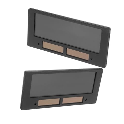 MUCKLILY 2pcs Auto-darkening Lenses Welding Mask Auto Darkening Auto Darkening Welding Electric Welding Lens Welding Lens Auto Darkening Welding Lens Mask Welding Goggles Plastic Black