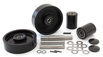 HP25L Complete Wheel Kit for Manual Pallet Jack - Black