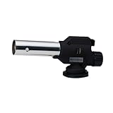 【Amazon.co.jp 限定】 新富士バーナー 日本製 パワートーチ ガスバーナー 逆さ使用可能 炙り調理 溶接 火力調節 火口径:22mm 小型 ブラック RZ-731SBK