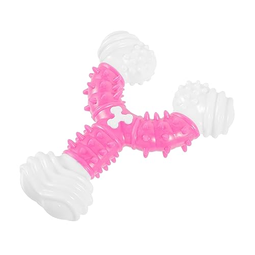 BELLIFFY ペットの ペットのおもちゃ 犬研削 骨かむおもちゃ 大型犬用 犬がおもちゃを噛んだ 犬の咀嚼 犬の 小さな子犬のおもちゃ ナイロン Rosy