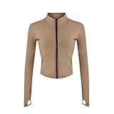 Zyrulix Chaqueta deportiva ligera para mujer, S