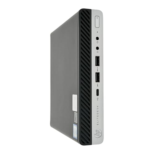 HP EliteDesk 800 G4 Mini PC | Intel Core i5-8500T | 32GB RAM | 1TB NVMe | Built in Wi-Fi BT | Windows 11 Pro | Mini Desktop Computer (Renewed) (32GB RAM + 1TB NVMe)