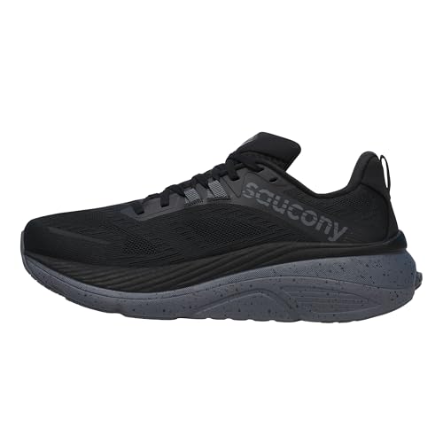 Ammortizzazione massima Saucony Uomo Hurricane 24, Nero/Carbonio, 11