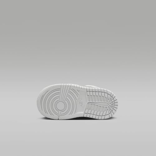 Jordan 1 Mid Baby/Toddler Shoes (DQ8425-142, Summit White/Pure Platinum/Sail/Pine Green)2