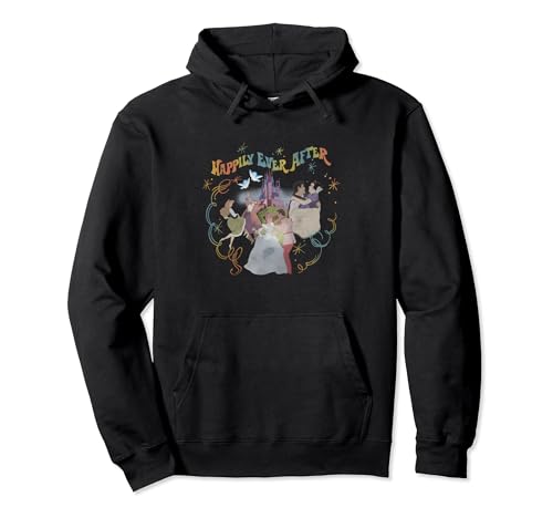 Sweat à capuche Disney Princess Couples avec coupe moderne et poche avant