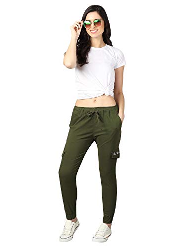 Image of dockstreetWomen Lowers Bz17Olive dckpcktprnttokko MOlive dockstreet Pocket Design M