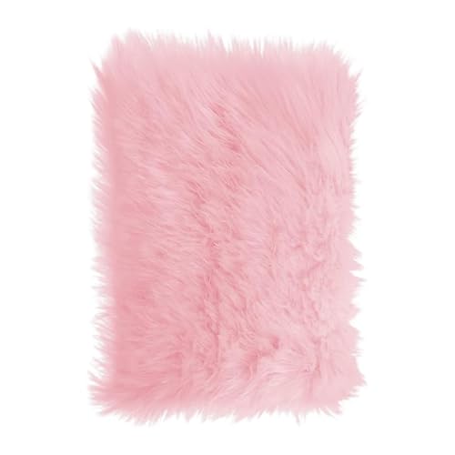 Image of Yueeer Rectangle 10 x 15 Inches Small Product Photo Background & Luxury Photo Props，Area Rugs Fluffy Carpet Mini Small Size，Great for Nail Art, Home Decor，Tabletop Photography, Jewelry (Pink)