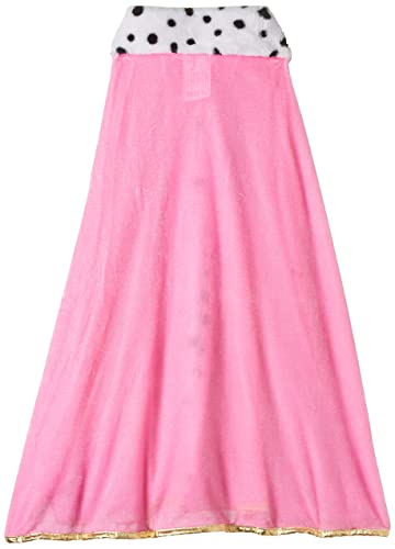 Disfraz niña capa y corona reina rosa talla única miniatura 2