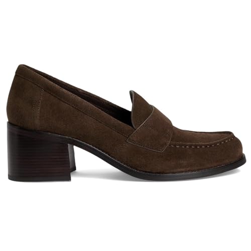 Image of SHODENSE Women Vintage Chunky Heel Loafers Pumps Platform Round Closed Toe Oxford Shoes Burnished Patent Matte Suede Slip On Dress Loafer Block Stacked Heels Office Formal Work Business 4-11 M US