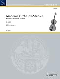  Moderne Orchester-Studien für Violine: Band 2. Violine. (Edition Schott)