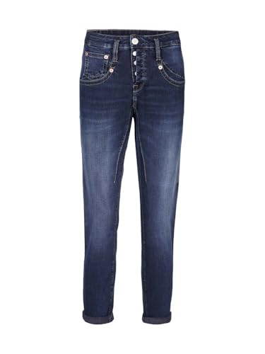 Herrlicher, Pantalones vaqueros Shyra Cropped con botonera medio oculto, Orión, 32