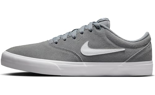 Nike Homme SB Charge Wildleder Schuh (Herren) Chaussure, Gris Froid, Blanc, Gris et Blanc, 44 EU
