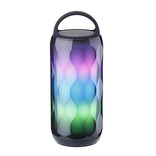 LED Portable Wireless Bluetooth Speaker, Hands-Free Night Light Changing Wireless Speaker 7 Color LED Themes with TF Card Slot, for Home, Outdoors, Travel, Class, Gift,Party