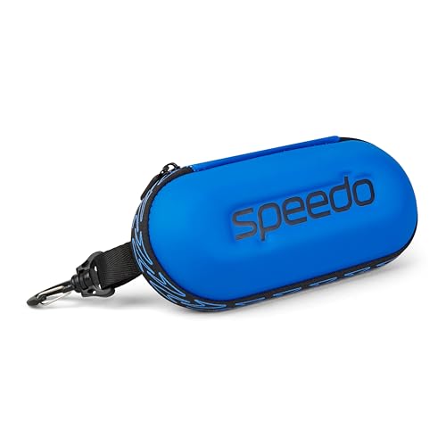 Speedo Unisex Erwachsene Schwimmbrillenetui | Aufbewahrung | Schutz Schwimmbrille, Bondi Blue, Einheitsgröße