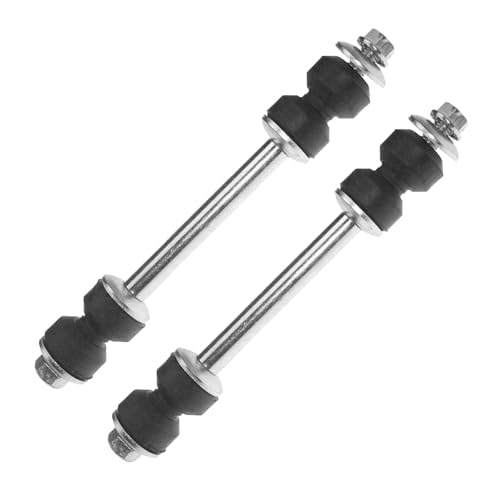 Image of Detroit Axle - Front Suspension Strut Kit for 1994-2004 Ford Mustang 1995 1996 1997 1998 1999 2000 2001 2002 2003, 2 Bare Strut Shock Absorbers + 2 Sway Bar Links Replacement