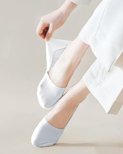 2 Pairs Women’s Fashion Liner Socks, No Show Summer Non-Slip Boat Socks4