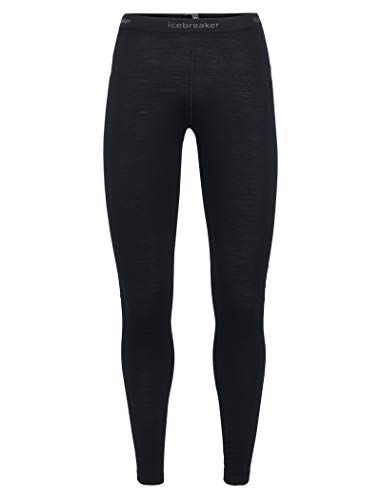 Icebreaker Merino Women's 200 Oasis Leggings, Black, M