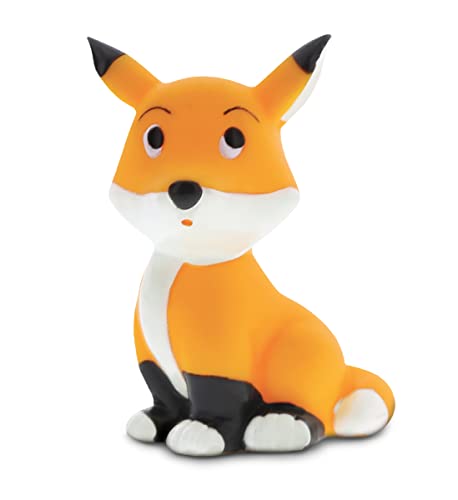 Image of DolliBu Fox Bath Buddy Squirter - Floating Orange Fox Rubber Bath Toy, Fun Water Squirting Bathtime Play For Toddlers, Cute and Soft Wild Life Animal Toy For The Bathtub, Beach & Pool for Girls & Boys