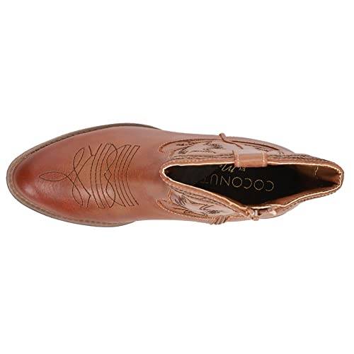 Coconuts by Matisse Womens PISTOL Faux Leather Zipper Cowboy, Western Boots4