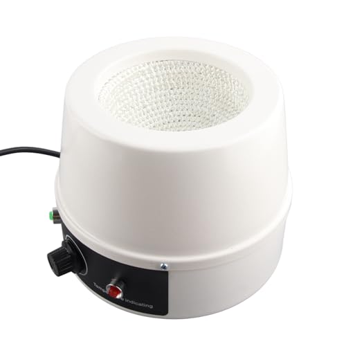 Mantello Riscaldante Elettrico Labora con Controllo Temperatura Preciso e Riscaldamento Precompresso per Esperimenti Scientifici (500 ml)