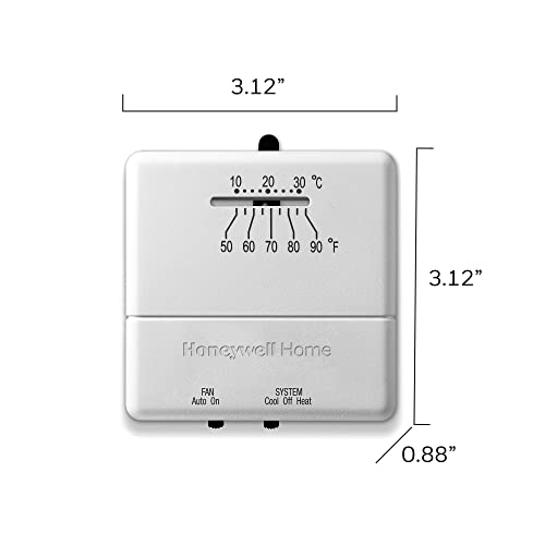 Honeywell TV579963 Home Ct31A1003 Heat/Cool Non-Programmable Thermostat thumb #7