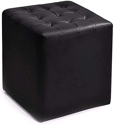 Repose-pieds de rangement rembourré et confortable en similicuir