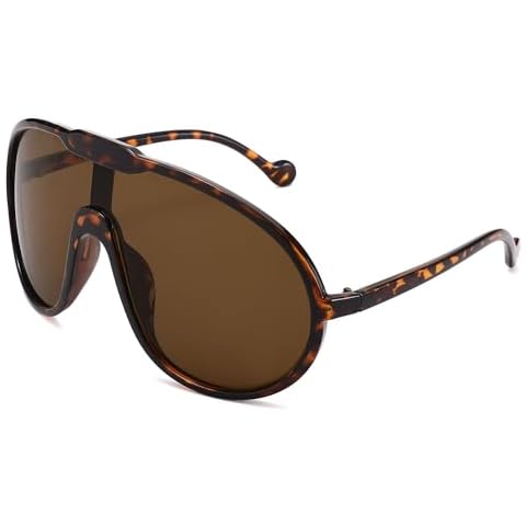 COASION Oversized Retro Sunglasses with UV Protection Cover