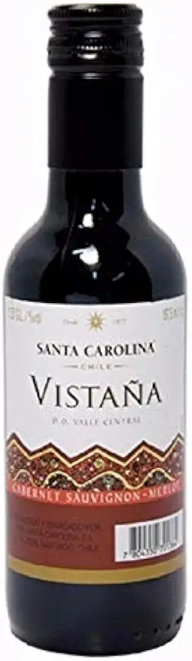 Vinho Tinto Chileno Santa Carolina Vistaña Cabernet Sauvignon/Merlot 375ml