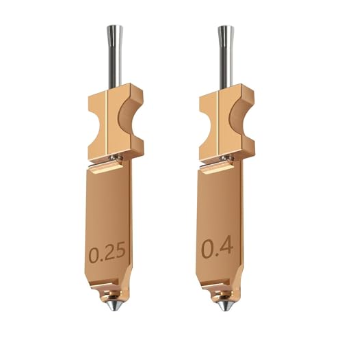 Upgraded 0.4mm 0.25MM Quick Detachable Nozzle Hotend Kit for Flashforge AD5X 3D Printer, All Metal High Speed Extruder P