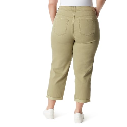 Jessica Simpson Women's Mika Bestie Chino Slim Ankle with Adjustable Waistband Plus3