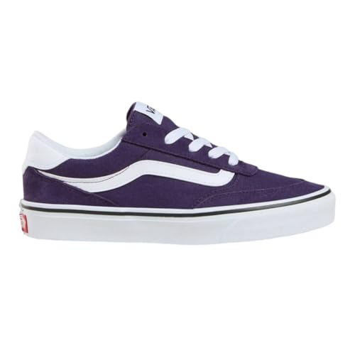 Vans Women's Brooklyn LS Shoe | Low-Top Sneakers for Everyday Wear, Walking, Work & Fashion, Suede/Canvas Gothic Grape, 9
